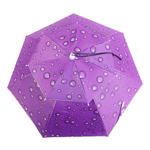 Sombrero de paraguas de doble capa para exteriores