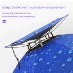 Cargar imagen en el visor de la galería, Sombrero de paraguas de doble capa para exteriores
