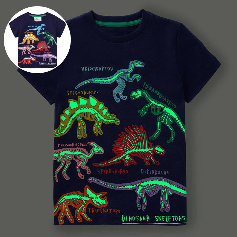 Camiseta Dinosaurio Luminoso
