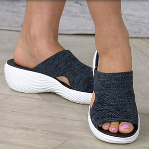 Sandalias de malla suave y cómoda de verano para mujer