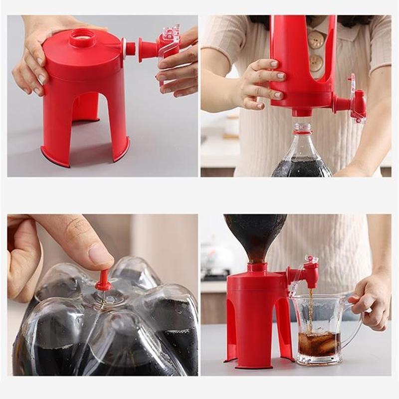 Nueva máquina de bebidas carbonatadas a presión de mano creativa extraña