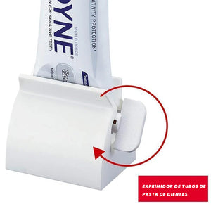 Dispensador de pasta de dientes y soporte para asiento de pasta de dientes
