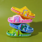 Cargar imagen en el visor de la galería, Zapatillas De Casa Para Niños Con Dibujos De Dinosaurios
