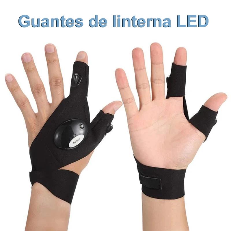 Guantes LED con luces impermeables