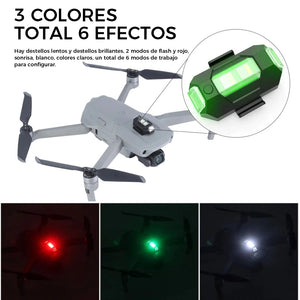 Luces LED de flash de avión de 4 colores