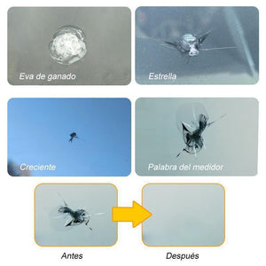 Líquido de reparación nano de vidrio automotriz