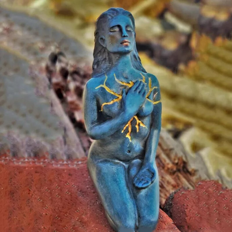 Estatua de resina "Diosa de la curación"