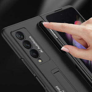 Funda con función atril a la moda con ranura para bolígrafo para Samsung Galaxy Z Fold 3