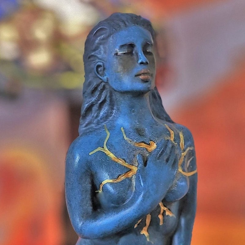 Estatua de resina "Diosa de la curación"