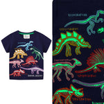 Cargar imagen en el visor de la galería, Camiseta Dinosaurio Luminoso
